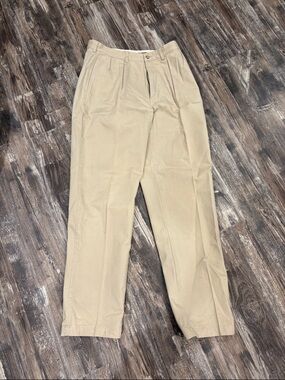 Polo by Ralph Lauren Khaki Pleated Chino Pants